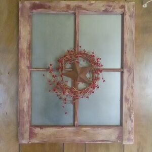 Upcycled barn window